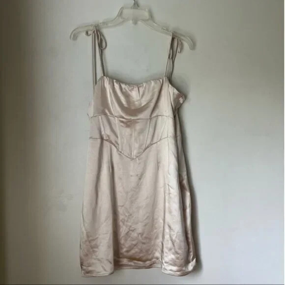 sarah corset mini dress champagne Sparkle Strapless Corset Mini Dress Gold & Silver CDCC332