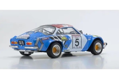 Kyosho 1/18 Alpine A110 1973 Tour de Corse Rally #5 Diecast Model w/Box - Picture 2 of 9