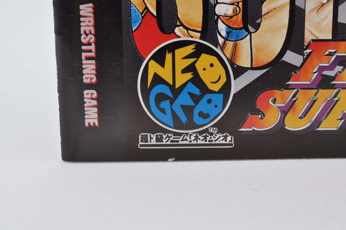 FIRE SUPLEX 3 Count Bout Neo Geo CD spine card NCD SNK Neogeo CD