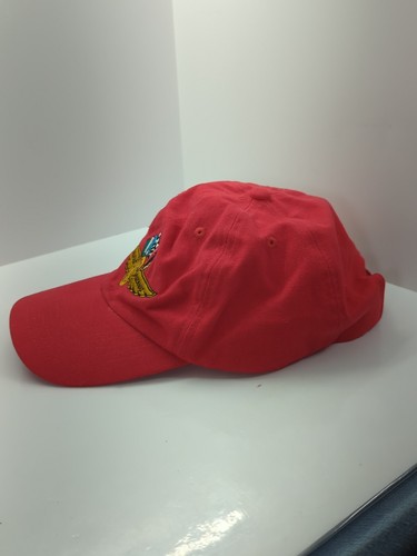 Cappello Berretto Indianapolis Motor Speedway Strapback Regolabile Rosso Ricamato - Foto 3 di 7