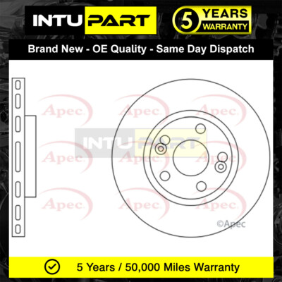 Fits Renault Espace 1997-2002 Scenic 2000-2003 IntuPart Front Brake Disc