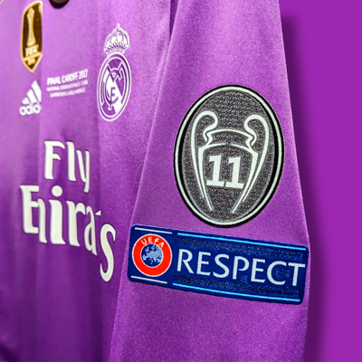 16/17 Real Madrid Champions League Final Player Issue Away Jersey