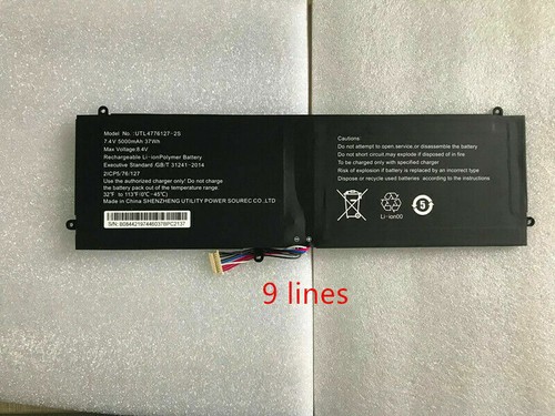 UTL-4776127-2S(10 Lines) Original Battery UTL4776127-2S (9Lines) OEM NEW Battery - Foto 8 di 9