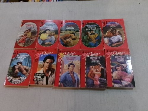 Silhouette Desire Serie geschrieben von Elizabeth Peters (10 Buchsets) Lot 5663