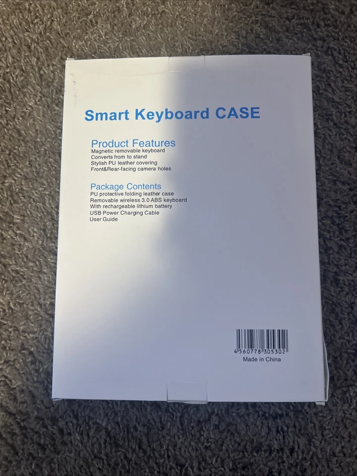 MAGNETIC REMOVABLE BLUETOOTH KEYBOARD WITH CASE FOR APPLE IPAD 9.7" - Image 2 of 2