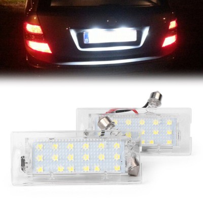 Apmatauto Full LED License Plate Light Tag Lamp Housing Assembly compatible with Auto Tail Lighting Source BMW E53 X5 1999-2003 E83 X3 03-10 NJ88-6000K Diamond White 2-Pieces Apmatauto Full LED License Plate Light Tag Lamp Housing Assembly compatible with Auto Tail Lighting Source BMW E53 X5 1999-2003 E83 X3 03-10 NJ88-6000K Diamond White 2-Pieces