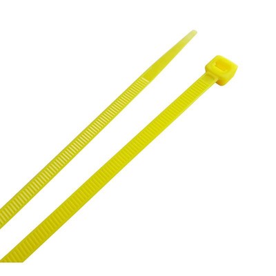 Home Plus 8 in.   L Yellow Cable Tie 100 pk