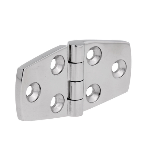 2 piezas bisagra de puerta de cubierta 76X38 mm acero inoxidable 6 orificios gabinete de fundición escotilla bisagra - Imagen 2 de 7