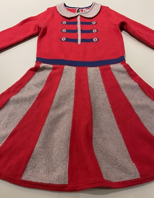 knee length dresses for ladies Cora Twirly Jersey Dress-Jewel Green Nutcracker main image 1