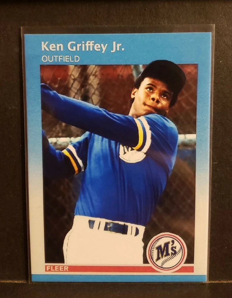 Ken Griffey Jr 1987 Fleer Retro Bellingham Rookie Minor League Limited Rare SP - Image 3 of 4