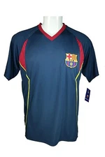 FC Barcelona Soccer Official Adult  Poly Jersey P014 Rhinox - M