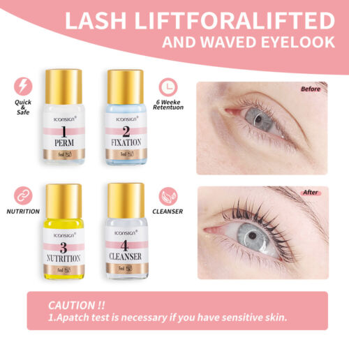 ICONSIGN Lash Lift EyeLash Eyebrow Dye Tint Kit Lashes Perm Set Brow Lamination - Bild 2 von 8