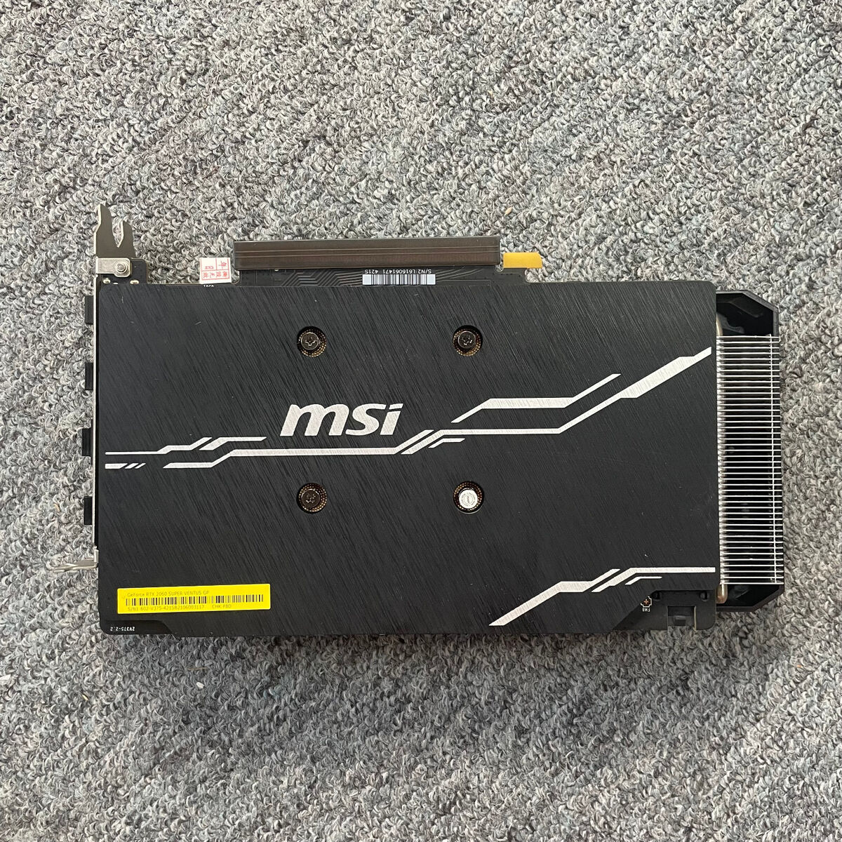 MSI GeForce RTX 2060 SUPER VENTUS GP OC 8GB GDDR6 Graphics MSI GeForce RTX 2060 SUPER VENTUS GP OC 8GB GDDR6 Graphics
