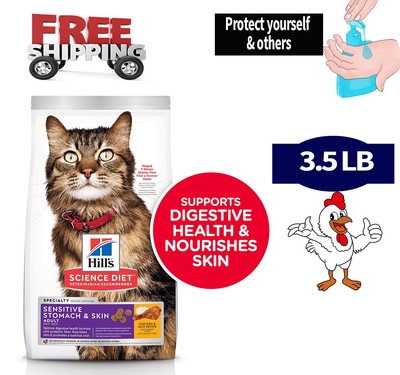 hill's science diet sensitive stomach and skin cat food