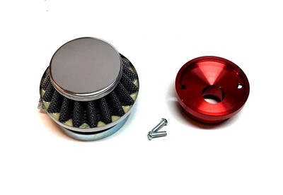 FILTRO DE AIRE RENDIMIENTO POD CON ADAPTADOR ROJO V STACK BICICLETA DE BOLSILLO 