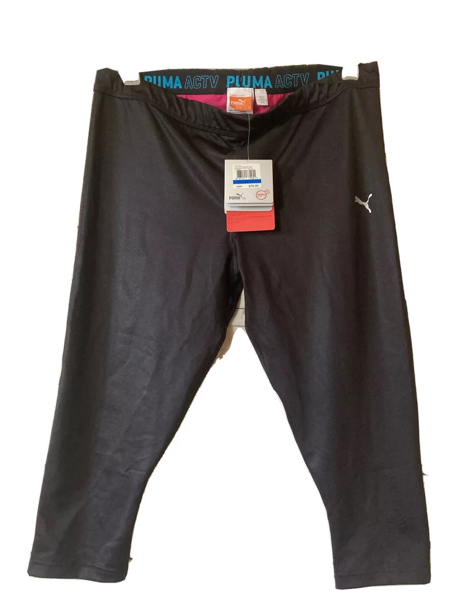 Puma ACTV womens 3 4 Tights Level 3 Advanced Compression XL New