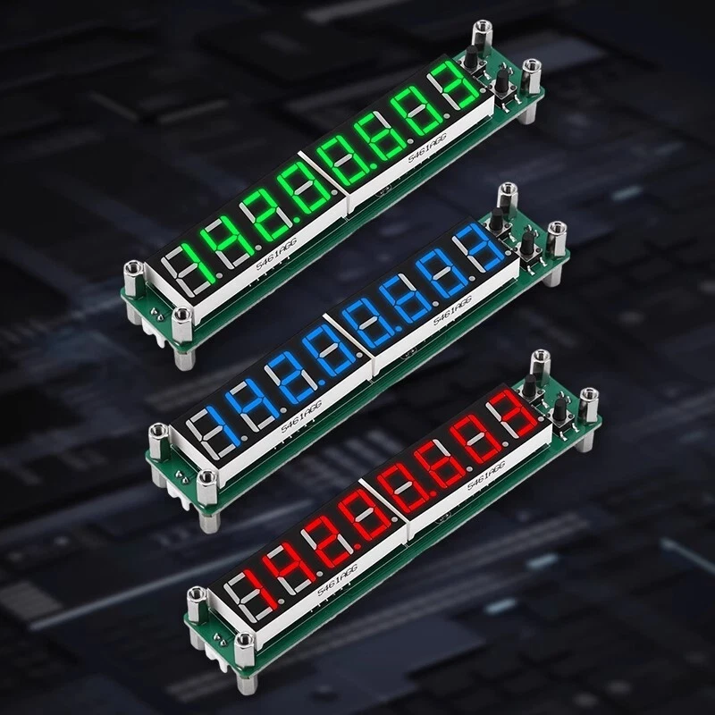 1PCS 8-bit RF signal frequency counter LED display module 0.1MHz~1200MHz #YT - Image 2 of 2