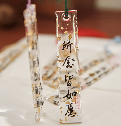 Chinese Style Bookmark Acrylic Book Mark Office Student Reading Gift with Tassel - Picture 9 of 24