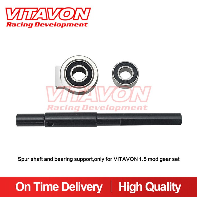 VITAVON Spur shaft and bearing support only for VITAVON 1.5 mod gear set VITAVON Spur shaft and bearing support only for VITAVON 1.5 mod gear set