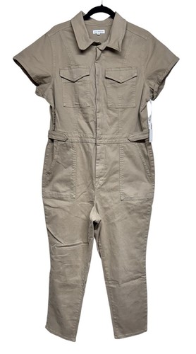 Good American Fit For Success Jumpsuit Khaki Women’s Size 5