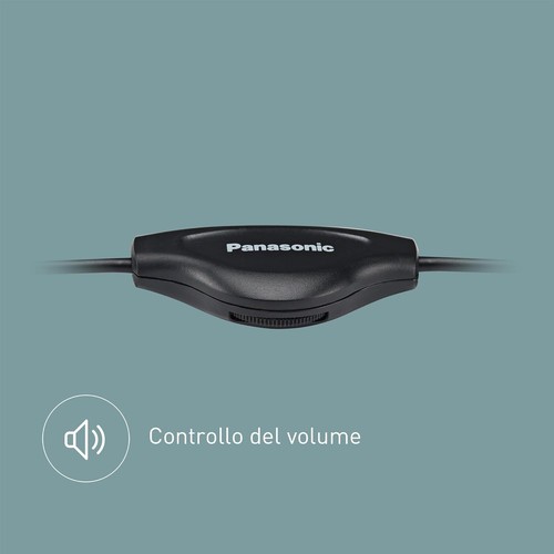 Panasonic RP-HT090 Cuffie Stereo con Filo, Leggere per Ottimo Comfort, Cavo da 5 - Foto 5 di 5