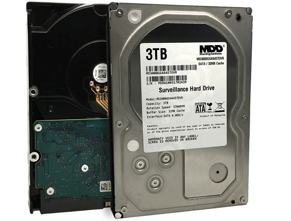 MDD 3TB 32MB Cache 5700RPM SATA 6Gb/s 3.5" Internal Hard Drive -2 Year Warranty - Image 4 of 4