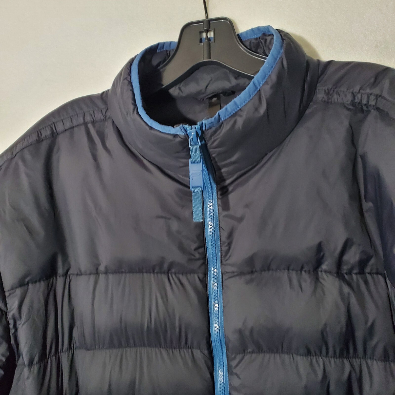 Fabletics Jacket Men Large Black Packable Puffer … - image 7