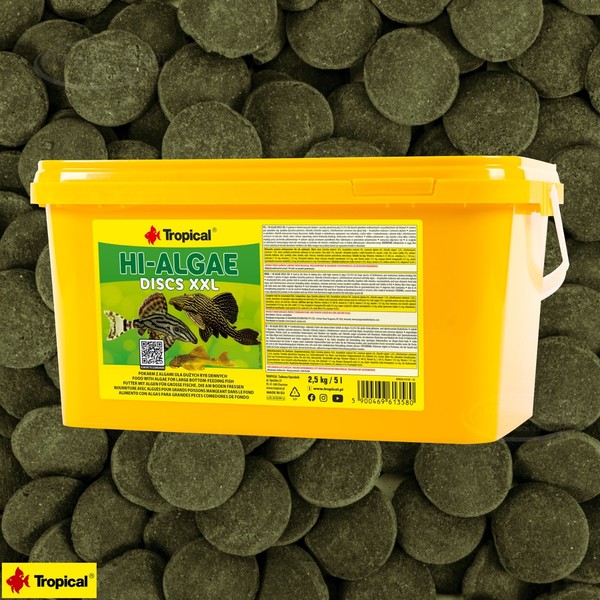 Tropical Hi-Algae Discs Xxl 5L Welse Garnelen Spirulina-image