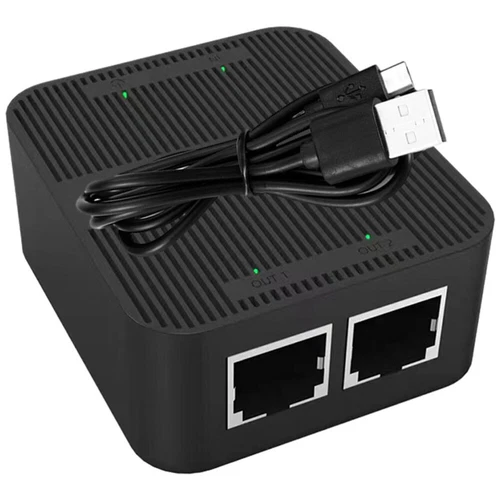 Ethernet Splitter 1 To 2 RJ45 Splitter Ethernet Cable Splitter Ethernet Extender