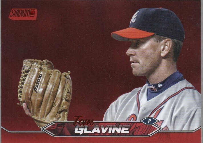 2024 Topps Stadium Club - Red Foil #87 Tom Glavine