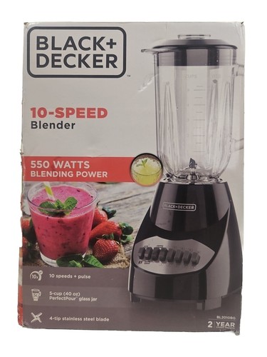 BLACK+DECKER BL2010 10-Speed Standard Blender - Black - Picture 3 of 6