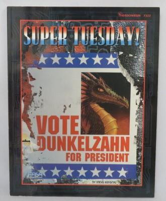 FASA: Super Tuesday! - Vote Dunkelzahn for President - Shadowrun RPG (1st Ed) EX - Bild 1 von 3