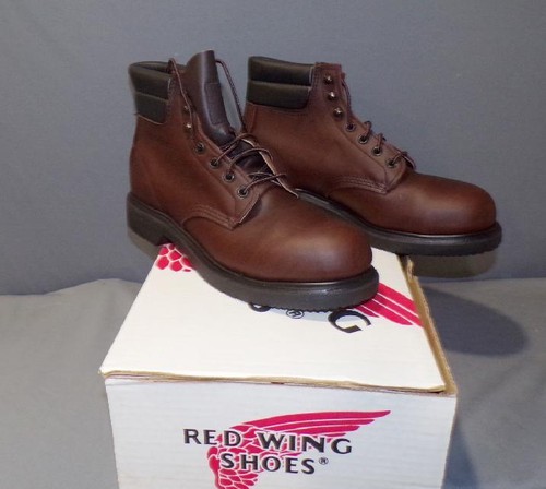 Stivali da lavoro uomo RED WING USA Super Sole 2245 MEDUM N DRK BROWN MOLTE misure SCATOLA ORG - Foto 12 di 13