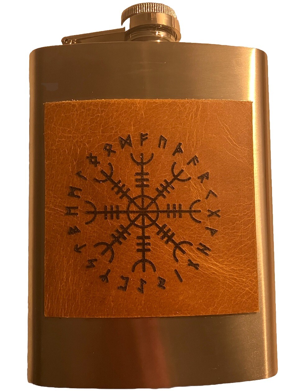 Viking Tree of Life stainless steel flask