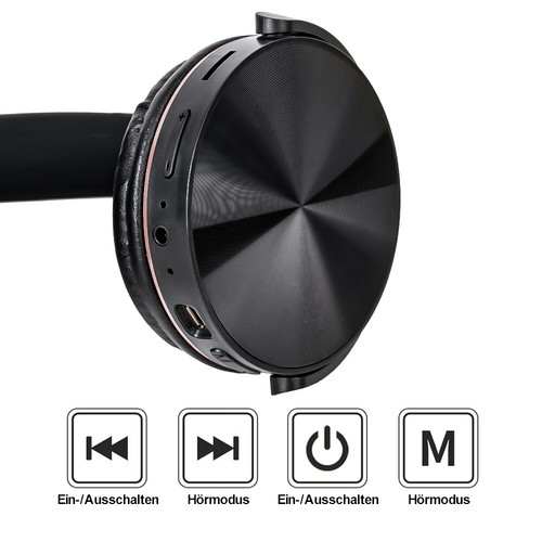 ⭐5.0 On Ear Kopfhörer Bluetooth Kabellos Stereo Bass Kopfhorer Kabellos Faltbare - Bild 4 von 12