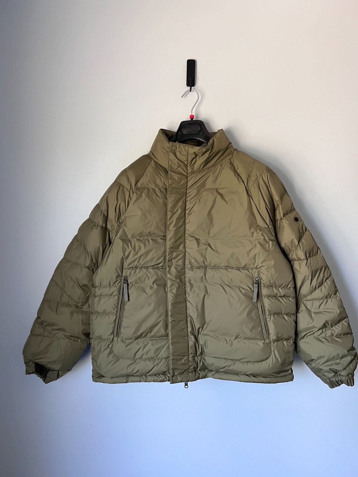 Supreme x Stone Island Reversible Down Puffer Jacket - Size Large - Olive - New image 10