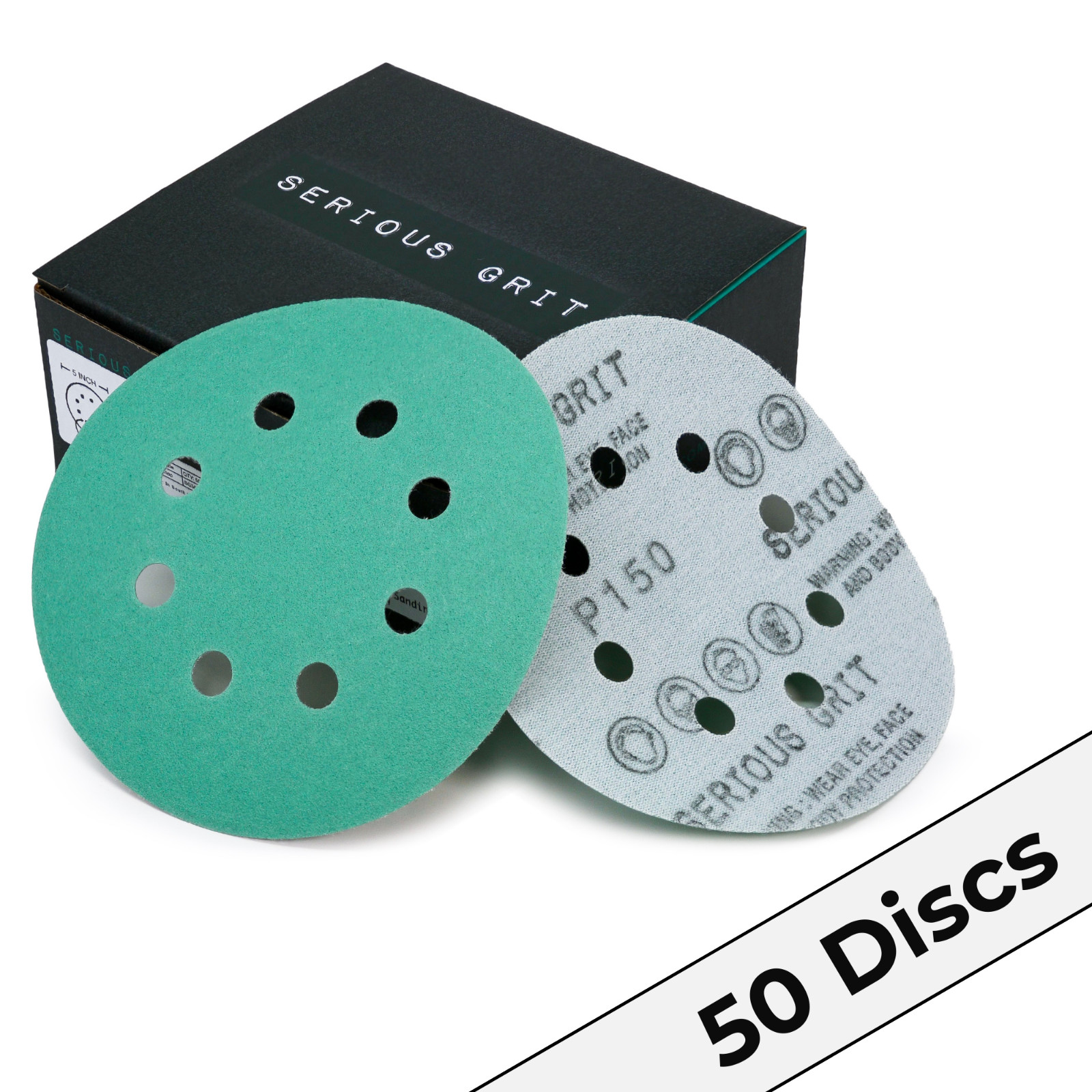5" 8-Hole Sanding Discs Hook & Loop Sandpaper for Orbital Sanders 40-2000 Grit