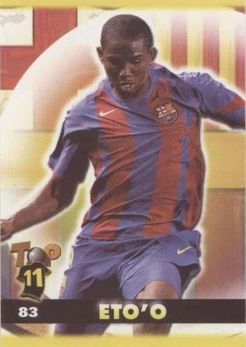 2004-05 Panini WCCF European Clubs - Samuel Eto'o #189/224 for