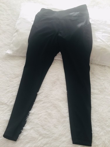 Pockets Workout Pants Black Sz Sm Women 