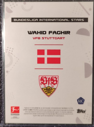 Topps Bundesliga International Stars Wahid Faghir Parallel 16/25 - Imagen 2 de 2