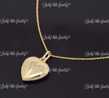14k Yellow Gold Pop Heart Charm Pendant 0.60g-1.70grams S-M-L 12529