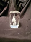 ANGEL INSIDE GLASS 3D ART PIECE PAPERWEIGHT BEVELED — photo 2