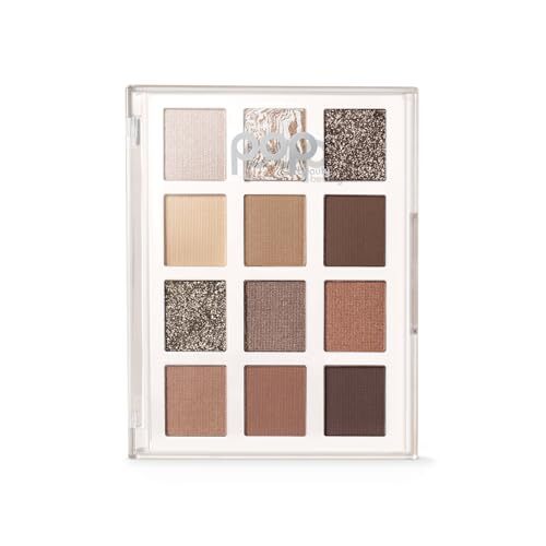POP Beauty LIGHTSHOW PALETTE | BASIC - 12 Shades,Matte,Metallic,Satin, Glitter - Picture 3 of 7