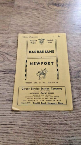 Newport Rugby Programmes 1948 - 1986 - Picture 13 of 147