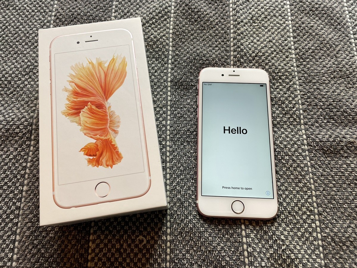 Apple iPhone 6s Rose Gold 64GB AT&T Network A1633 CDMA + GSM Apple iPhone 6s Rose Gold 64GB AT&T Network A1633 CDMA + GSM