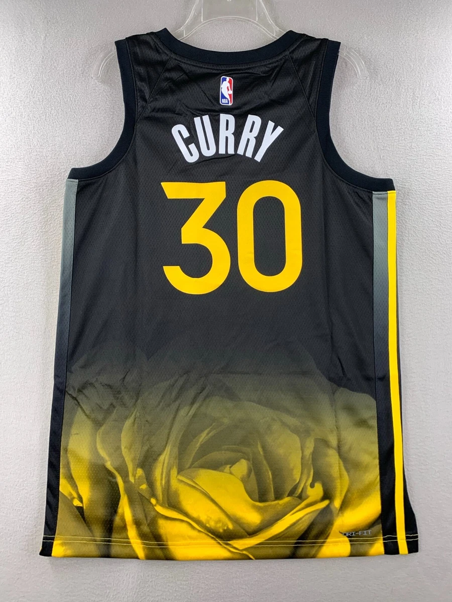 Nike Men's 2022-23 City Edition Golden State Warriors Stephen Curry #30  Black Dri-FIT Swingman Jersey