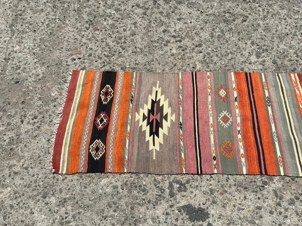 kilims rugs runner, vintage kilim Anatolia Turkish, Kelim teppich, Tapis, - Image 4 of 4