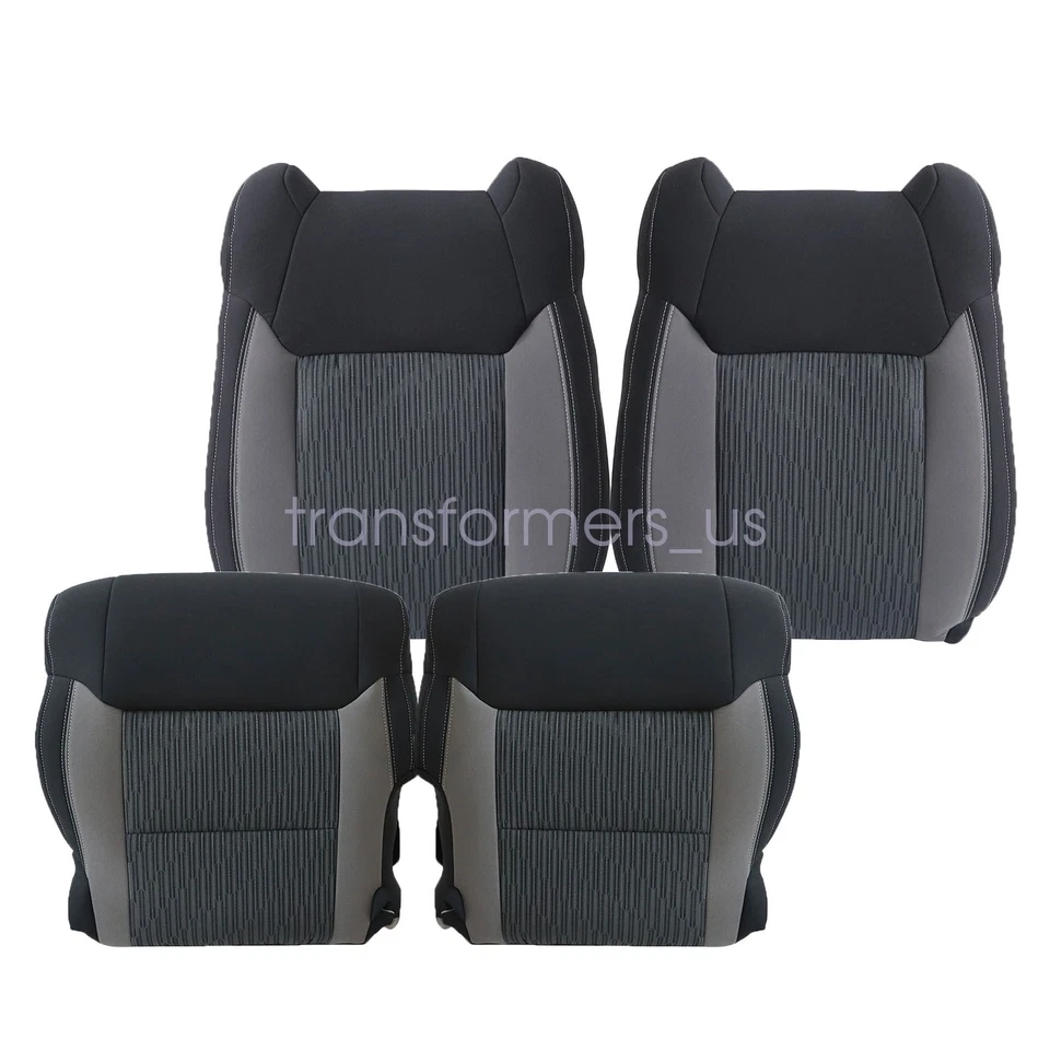 Cubierta de tela negra para conductor/pasajero/parte inferior/parte superior Toyota Tundra 2014-2021 Foto 2 de 4