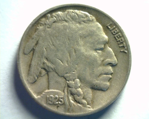 1925 BUFFALO NICKEL EXTRA FINE / ABOUT UNCIRCULATED XF/AU NICE ORIGINAL EF/AU