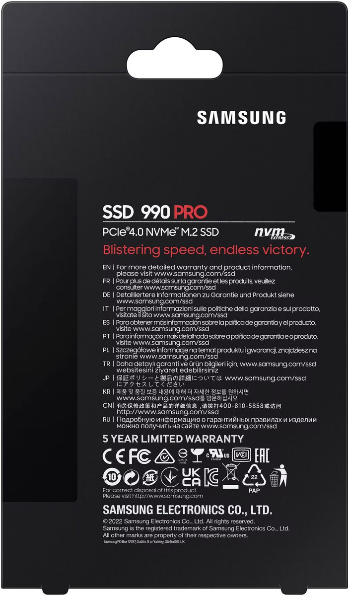 内蔵型SSD Samsung 990 PRO 4TB M.2 SSD Amazon.com: Samsung 990 PRO SSD 4TB PCIe 4.0 M.2 2280